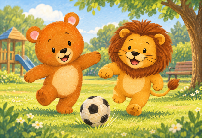 Leo The Lion & Bebo The Bear